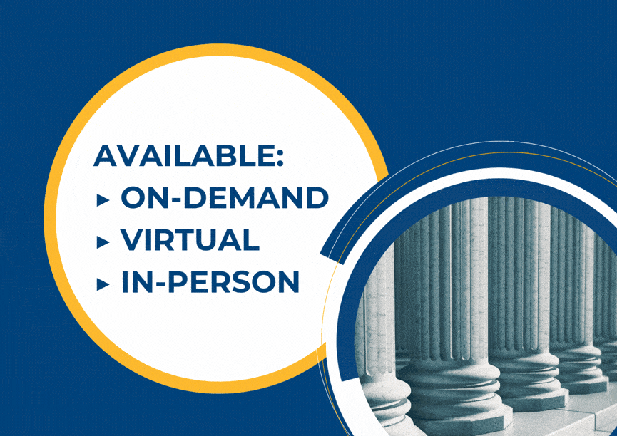 NTPI available on-demand, virtual, in-person.